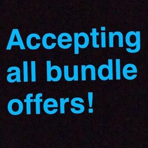 Accepting all offers!